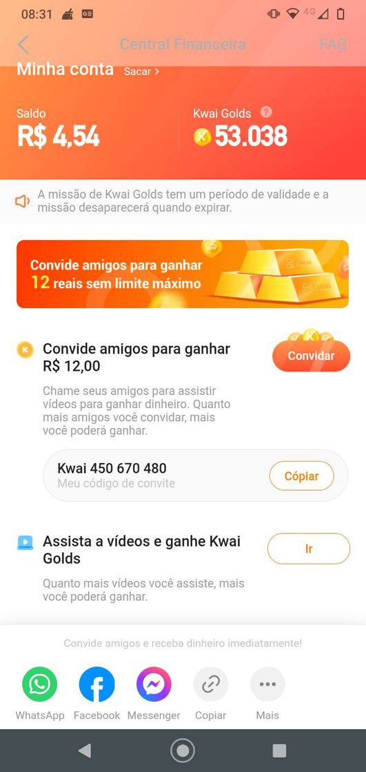 Social Aplicativo que paga muito bem Kwai. Entra por esse link!