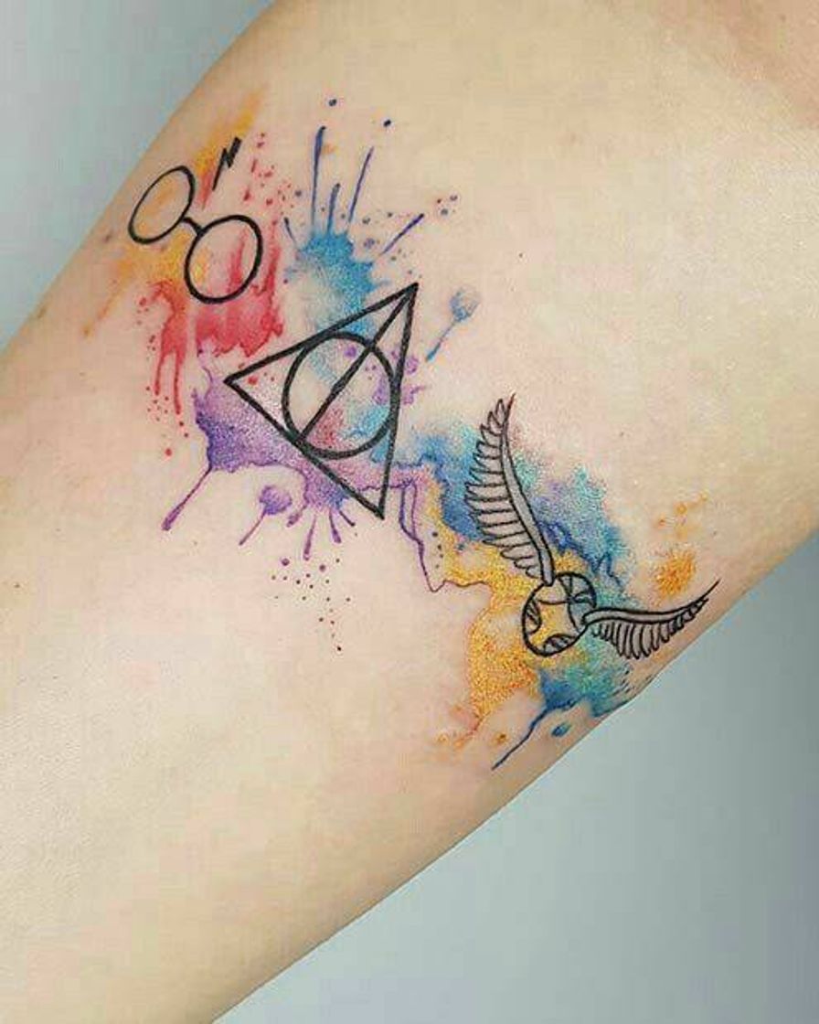 Moda Tatuagem Harry Potter