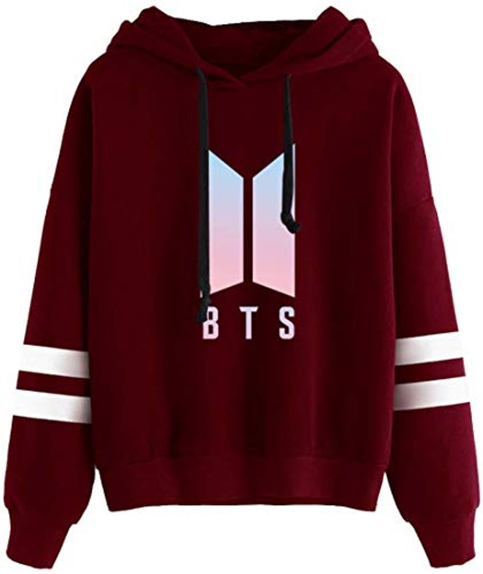 Moda EUDOLAH Mujeres Coreana Sudaderas con Capucha para Bangtan Boys BTS Love Yourself