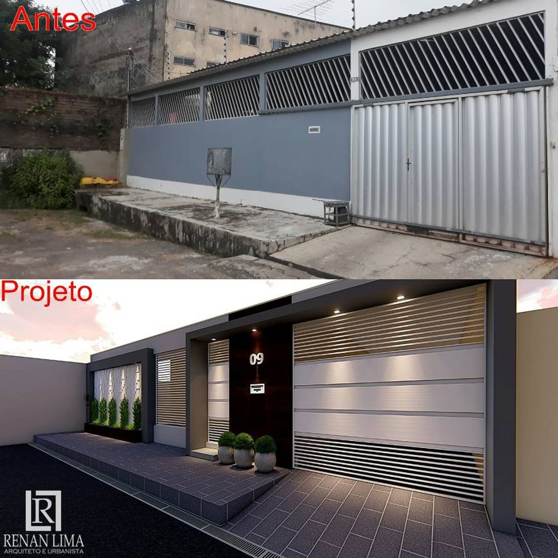 Moda Reforma de muro Residencial. Projeto para cliente.