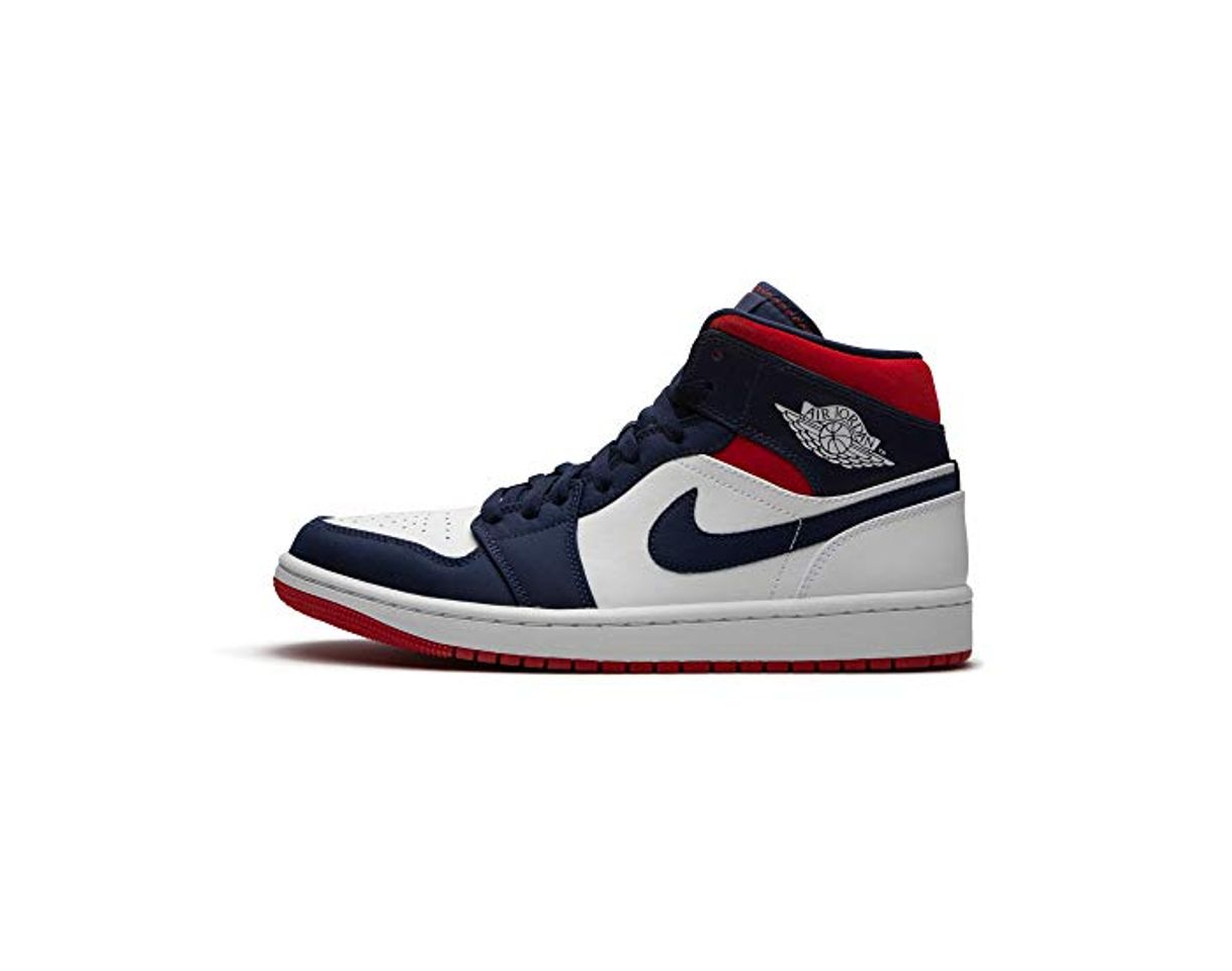 Moda Jordan Zapatos De Hombre Nike Air 1 Retro Mid Se Olympic 852542-104,