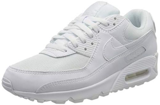 Nike Air MAX 90, Zapatillas para Correr Hombre, Blanco