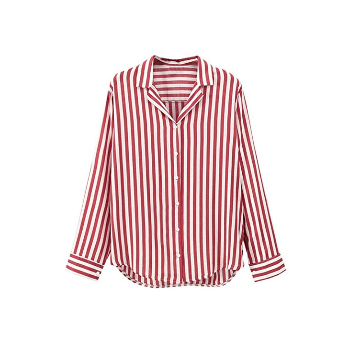 Fashion Camisa de Oficina Mujer, Covermason Las señoras de Las Mujeres a Rayas