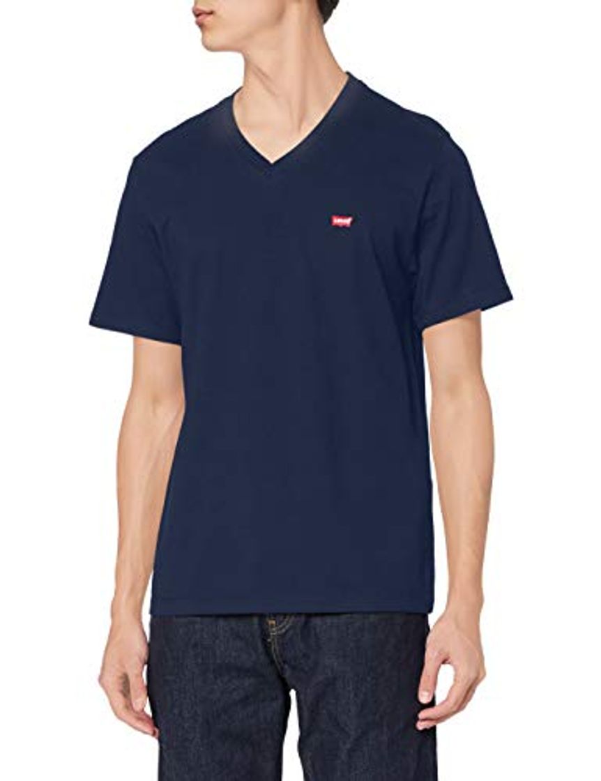 Moda Levi's Orig Hm Vneck Camiseta, Blue