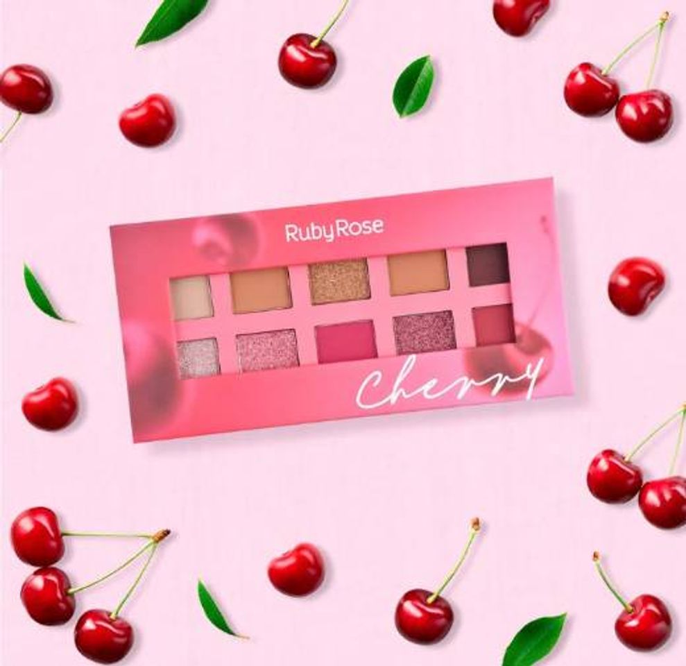 Fashion PALETA DE SOMBRAS ESSÊNCIA CHERRY – RUBY ROSE - Loja 