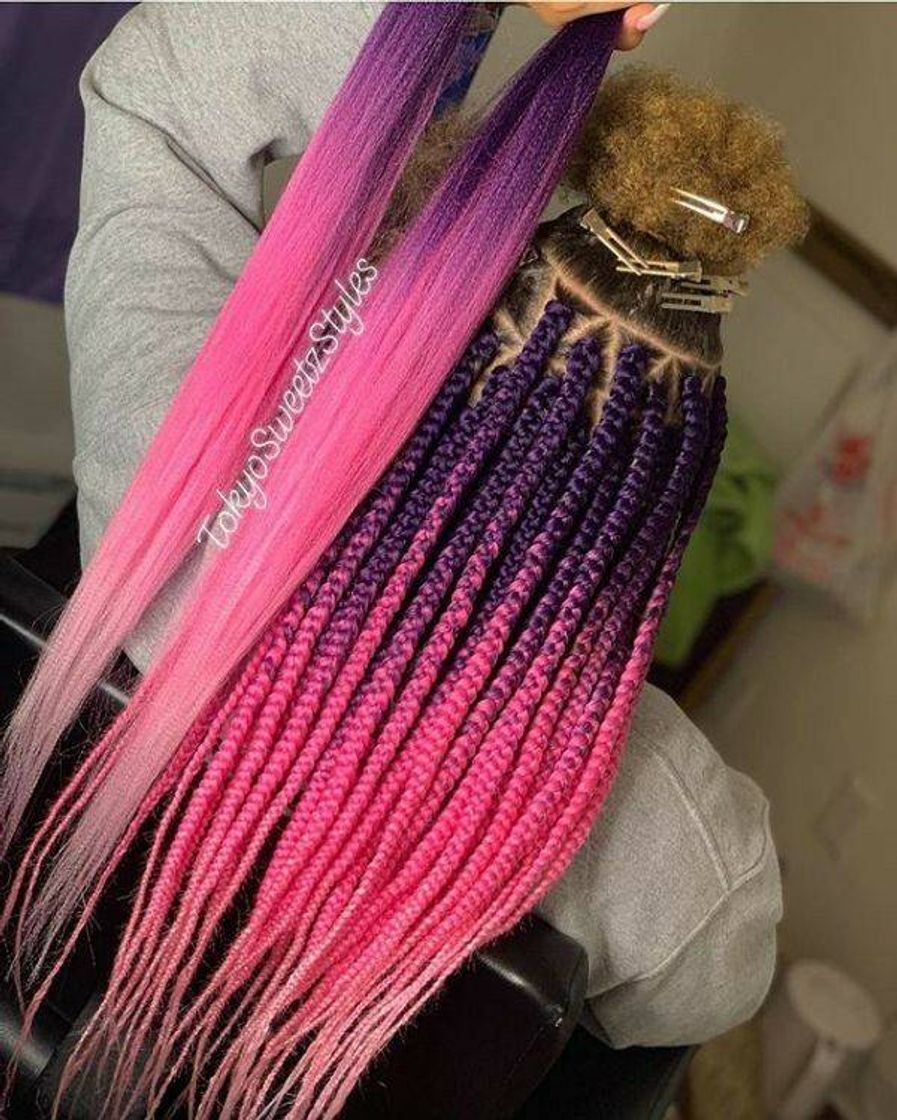 Fashion Boxbraids rosa 