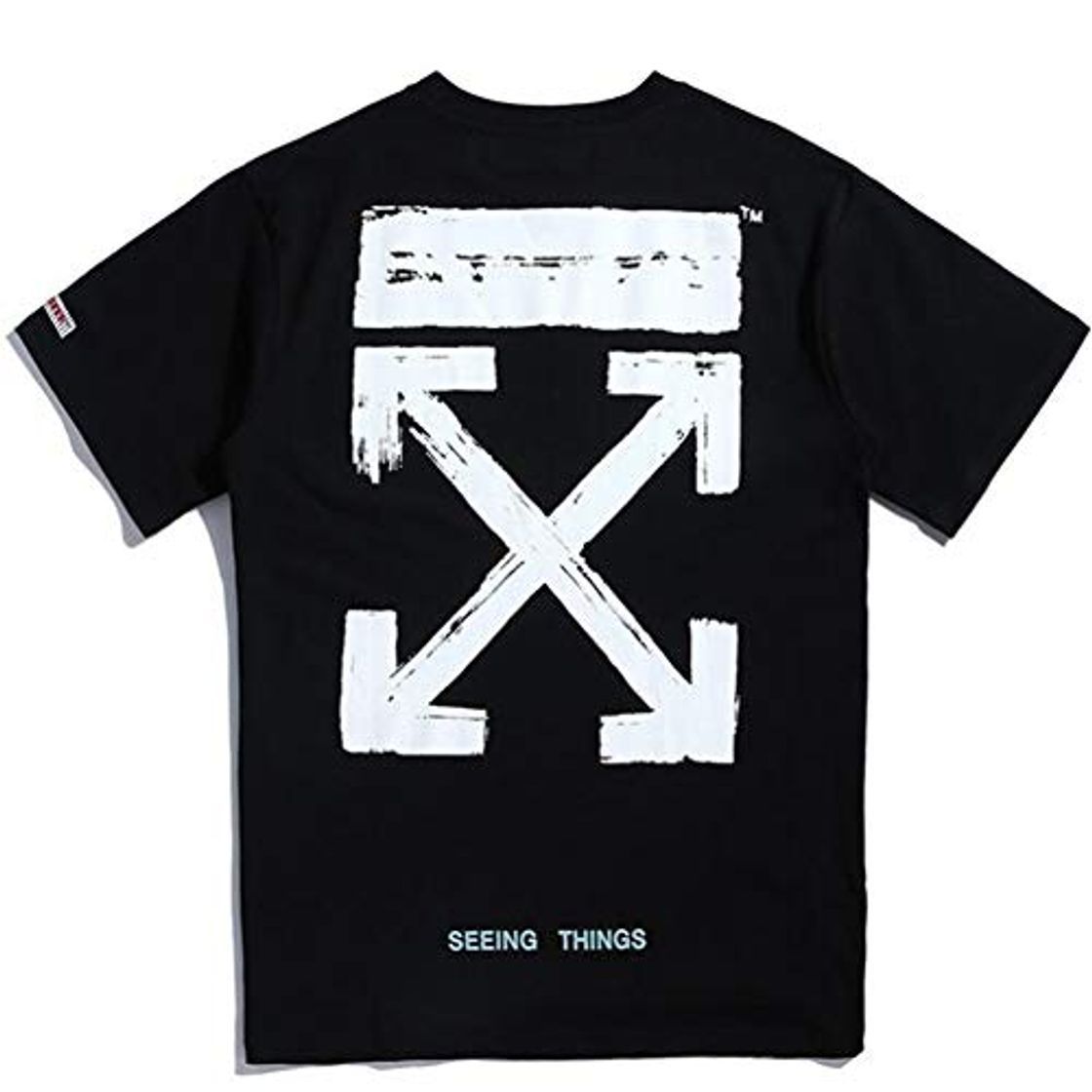 Social mich Off OW White Classic Arroff OW White Print Hip Hop Short