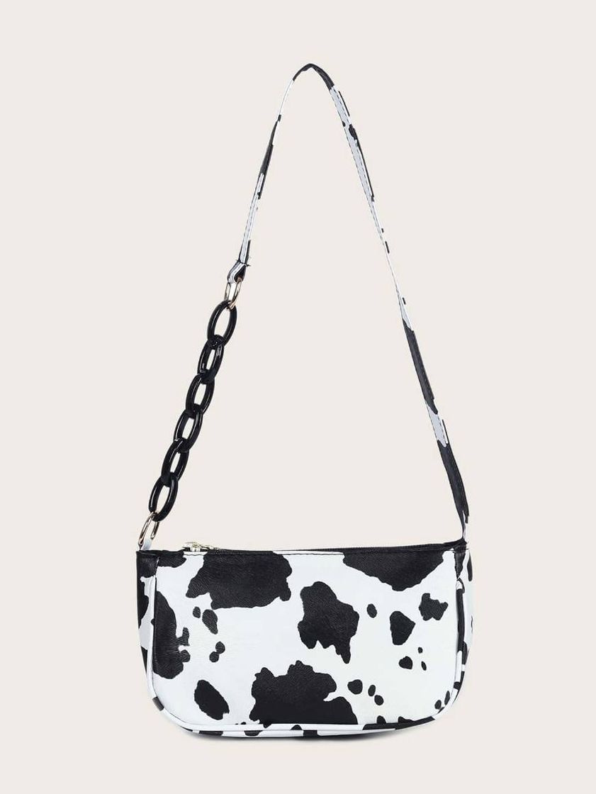 Fashion bolsa estampa vaca