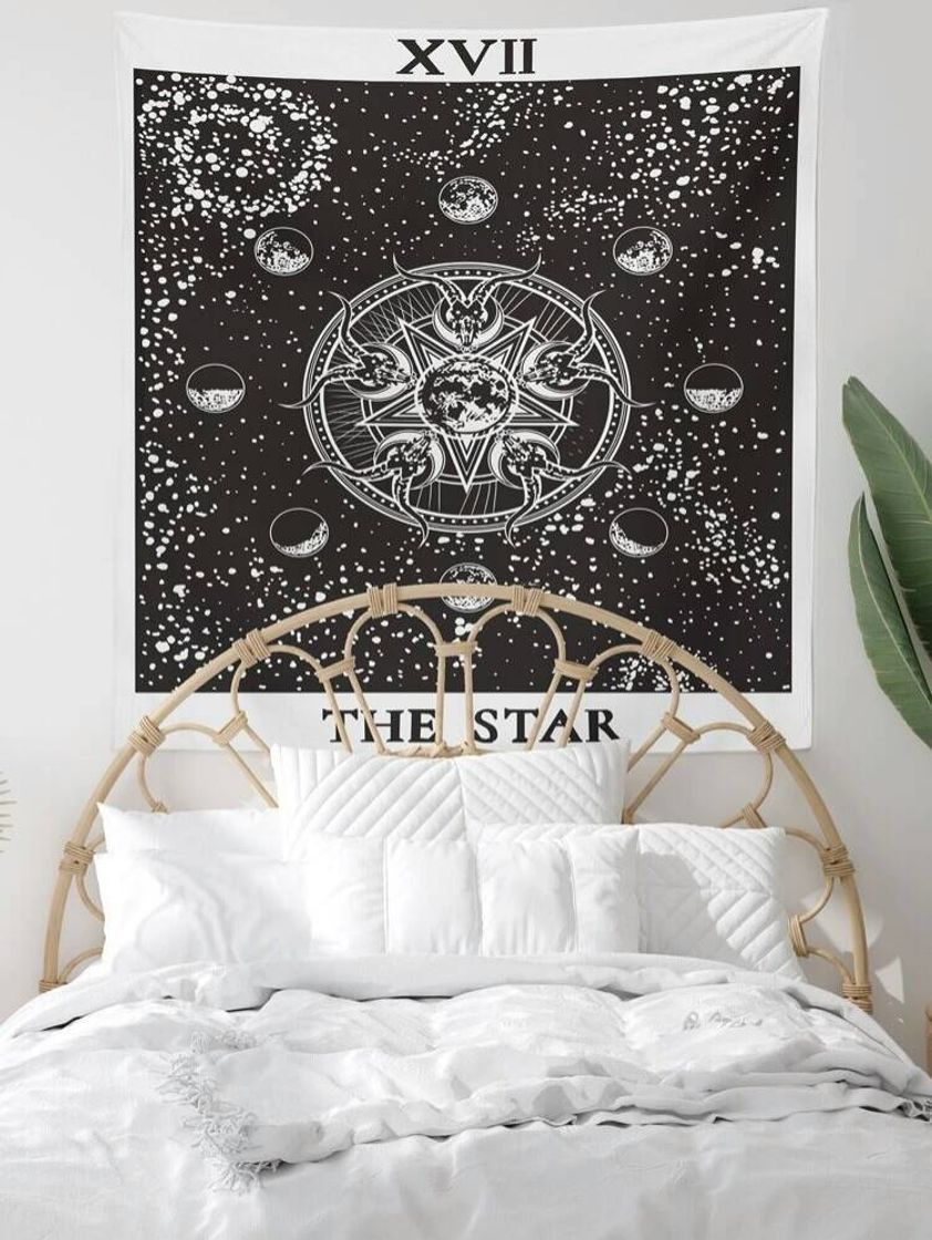 Fashion Tapestry With Moon Print | Shein

