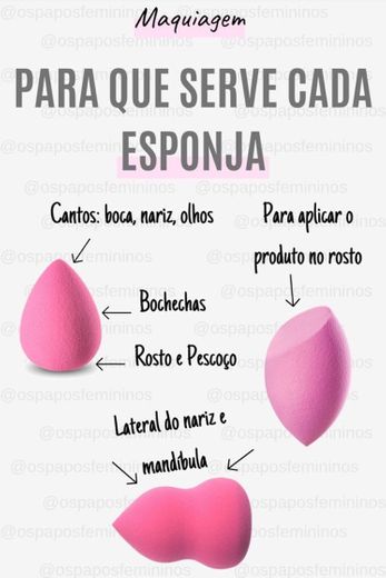 Esponjas, qual usar?