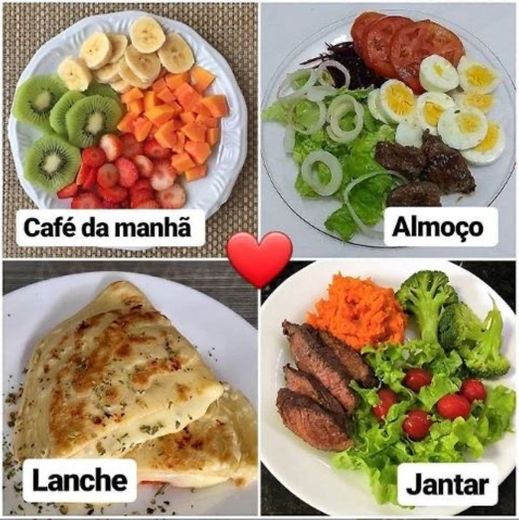 Opção de alimentão saudável/dieta diária