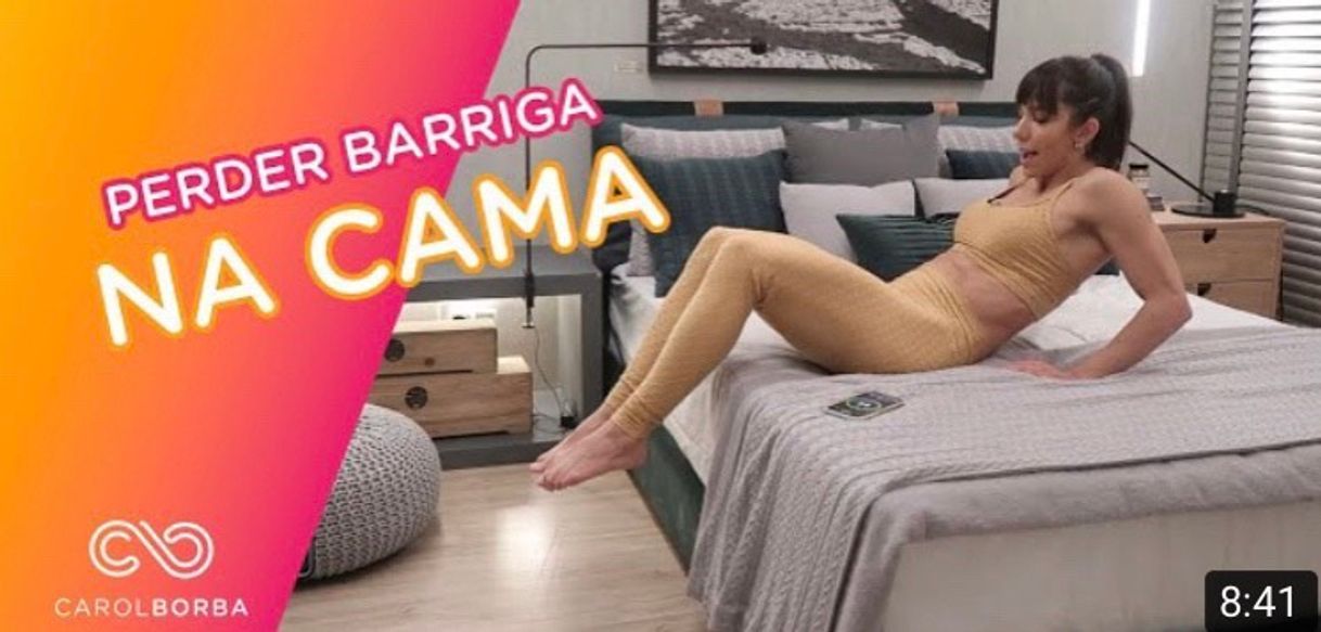 Moda Treino - Perder barriga na cama