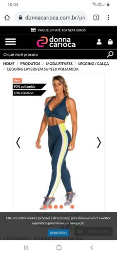 Legging Layers em Suplex Poliamida - Donna Carioca - Moda ...