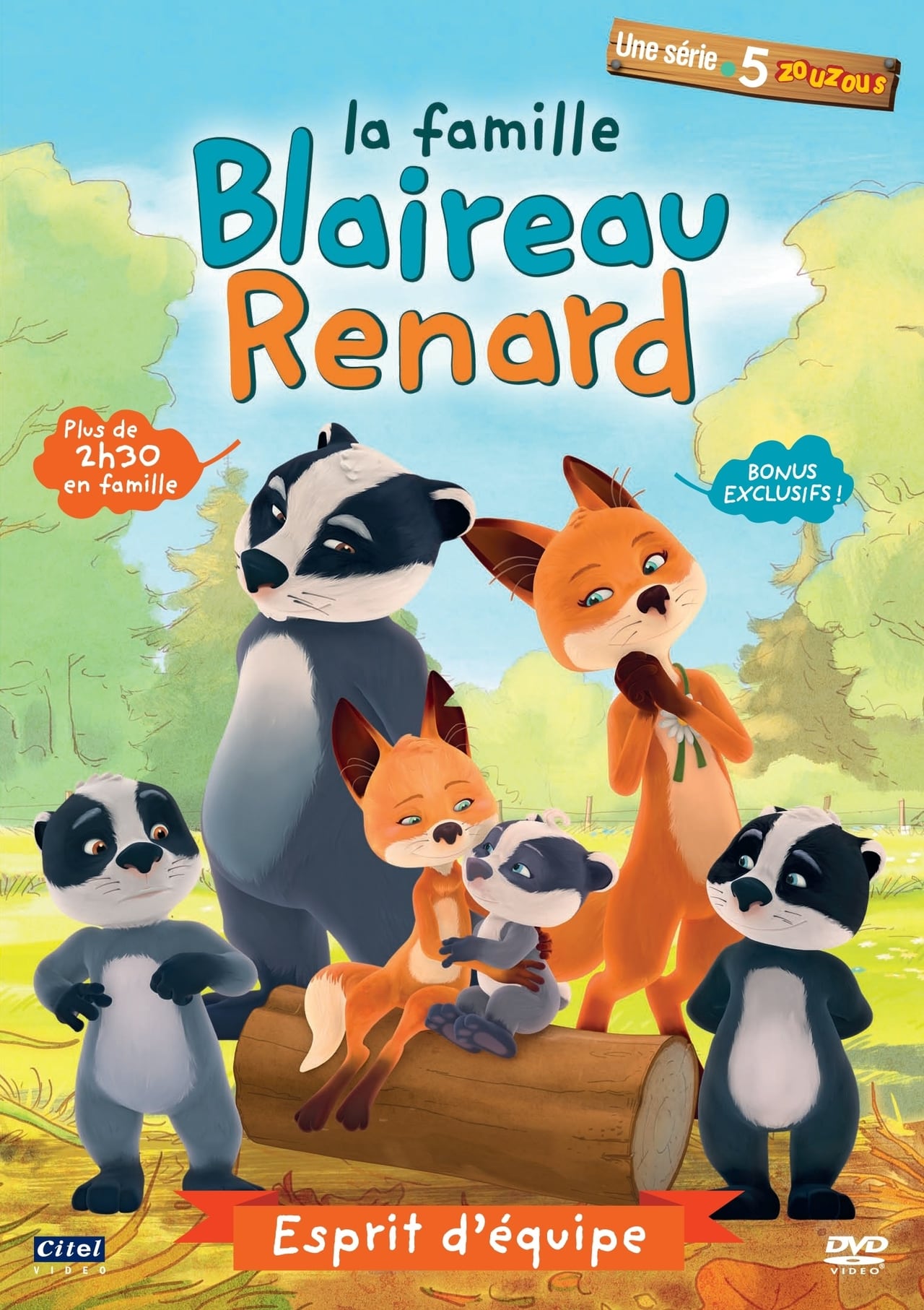 Serie La Famille Blaireau-Renard