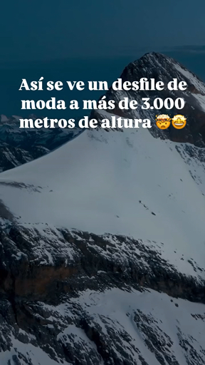 Social Desfile de Moda a 3000m de altura