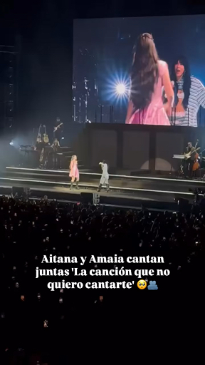 Social Aitana y Amaia cantan juntas
